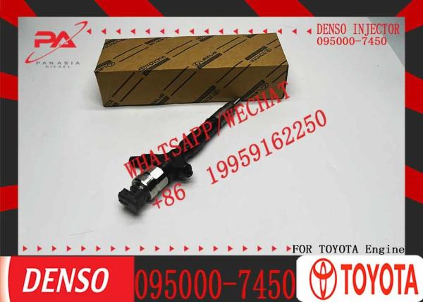 1KD Boquilla de inyección 095000-7450 Inyector de tren común 095000 7450 0950007450 para Toyota Hiace Dyna 3.0 d