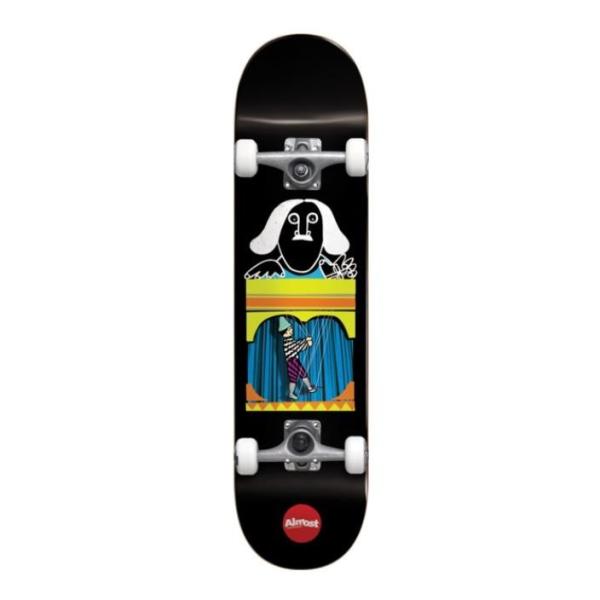 Almost Skateboards Puppet Master Black Complete Skateboard First Push - 8.12 x 31.7