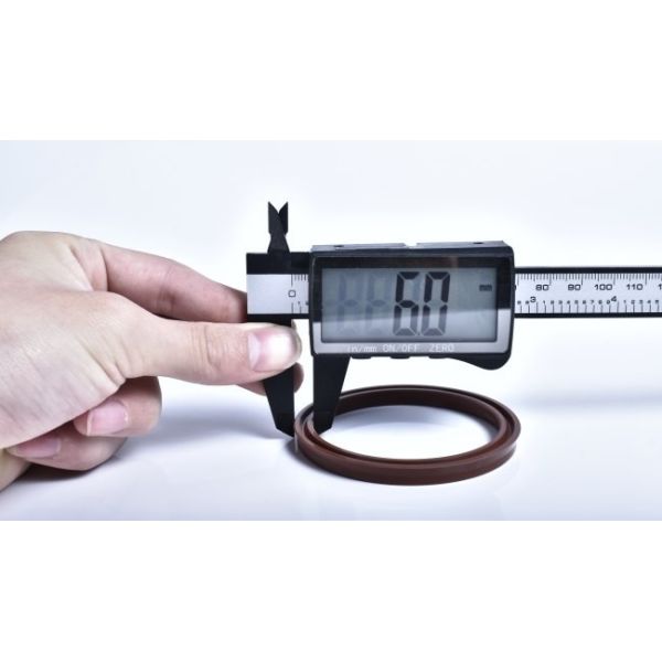 High Temp Resistant Hydraulic Cylinder Seals Brown U Shaped O Ring FKM USH Packing