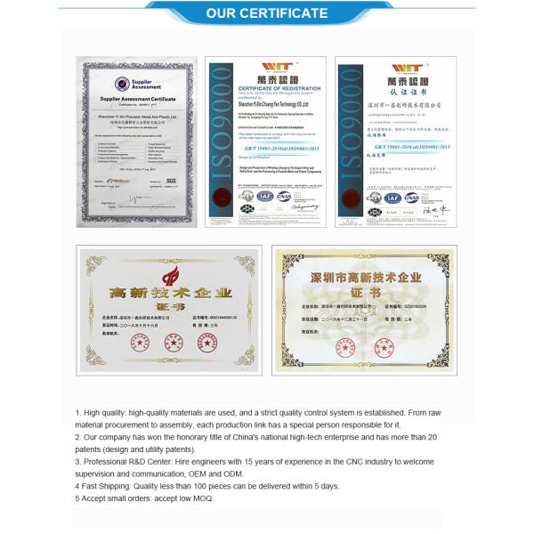 Piezas de metal trabajadas a máquina aduana de aluminio anodizadas del CNC de las piezas de la precisión