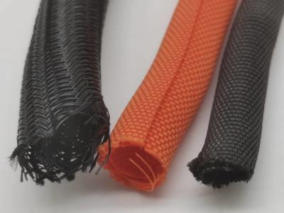 ROHS UL Self Wrapping Sleeve PET Braided Sleeve para Proteção de Cabos