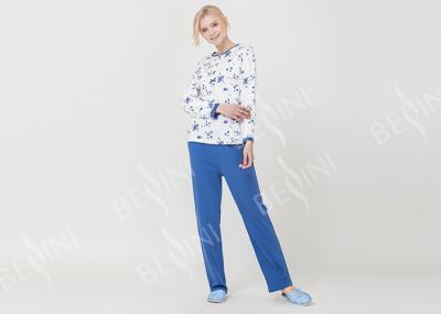 Beautiful Floral Womens Pyjama Sets Home Suit For Adult Customized Size
