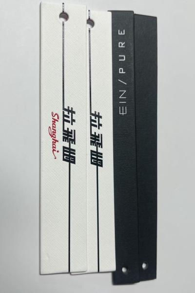 Snap Lock Style Clear Plastic Clothing Hang Tag for Clothing Labelin