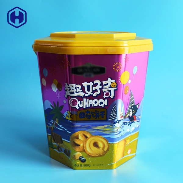 Cubo grande del galón 1,96 IML envases plásticos enormes plásticos de la galleta de 8250 ml