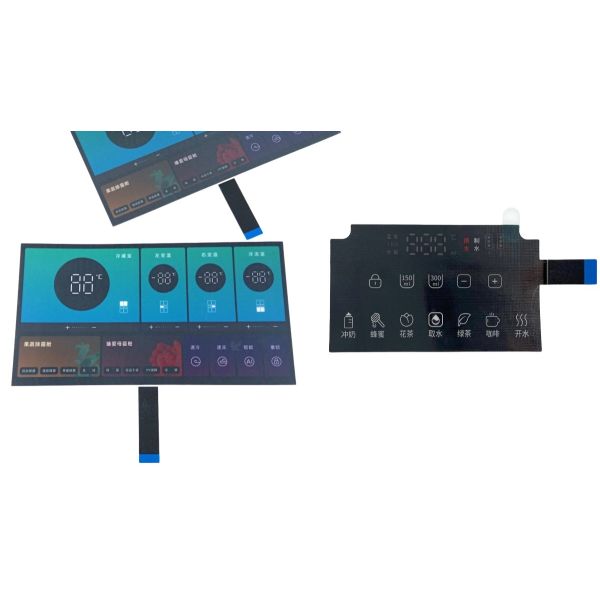 Custom Capacitive Membrane Switch for Refrigerator Control Panel OEM Household Appliance Touch Keypad