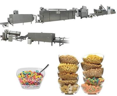 Multifunctional Extruder Corn Maize Flakes Breakfast Cereals Machine Production Line