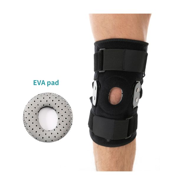 Расчалки колена прикрепленные на петлях поддержкой колена для разрыва мениска с боковыми стабилизаторами