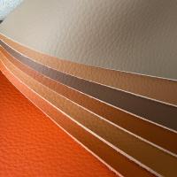 Material de cuero de PVC eco sintético Patrón Litchi sostenible para áreas públicas