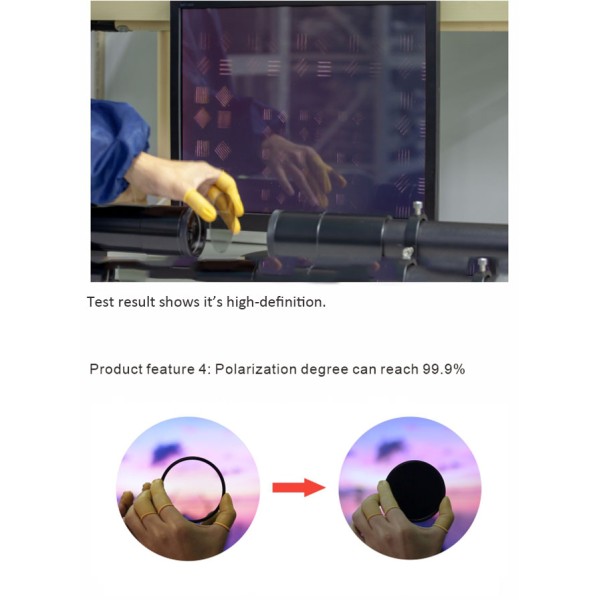 Customizable Smartphone CPL Filter 37mm CPL Filter With Multi Layer Nano Coating