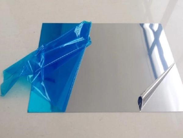 3xxx 1xxxx blue film cladding high reflective mirror finish aluminum sheet