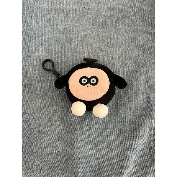 EGG PARTY ROUND PLUSH COIN PURSE SCHOOLBAG PENDANT EARPHONE STORAGE BAG COIN POUCH