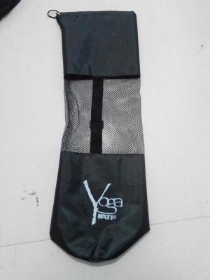 mesh yoga mat bag with logo printing/ nylon oxford yoga bags