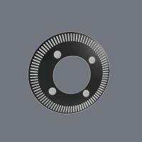 Disques d'encodeur gravés en métal de précision ±0,003 mm Tolérance 10000 lignes/révolution