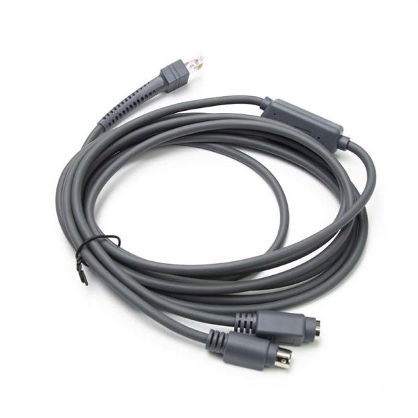 Keyboard Wedge Barcode Scanner Cables 5m 16.4ft For Symbol DS9208 DS9808