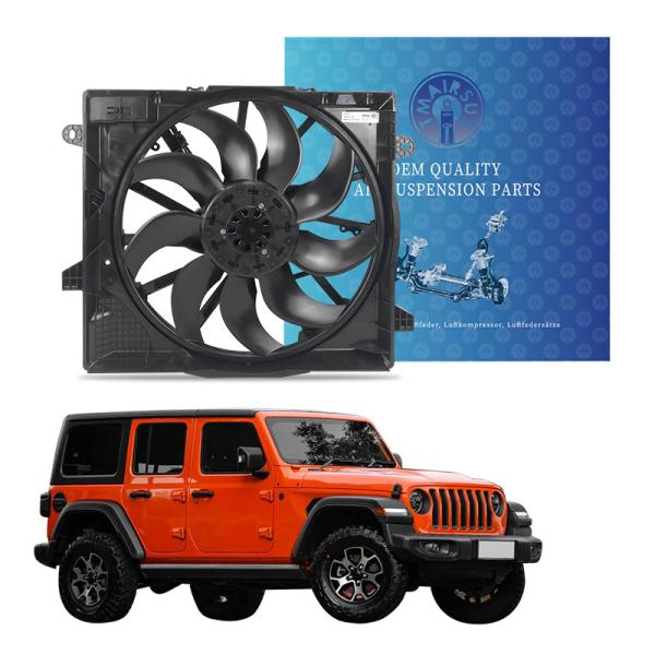 Sistema de arrefecimento do radiador de 600W com ventoinha de arrefecimento de fio longo para Jeep Wrangler JL2.0L