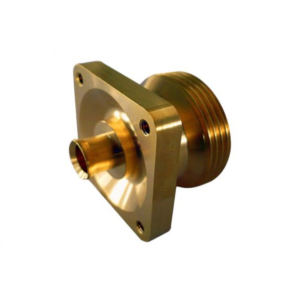 Metal anodizado que forra piezas de cobre amarillo que trabajan a máquina del CNC de la tolerancia 0.002m m de los componentes