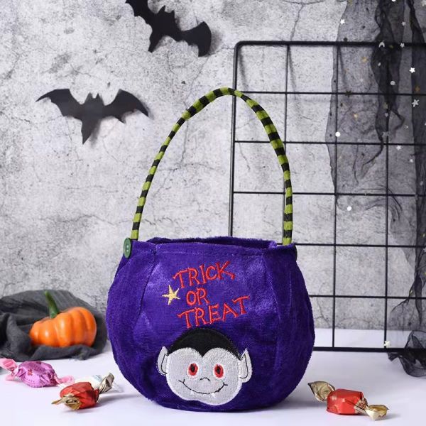 In-stock New Gift Halloween Non-Woven  Tote Bag for Candy and Pumpkin