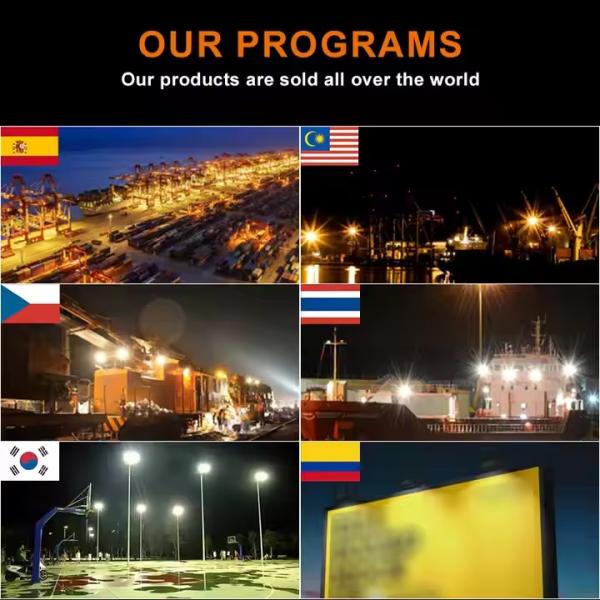 Dimmable Outdoor LED Stadium Lights IP65 Anti Glare LED Solar Floodlight