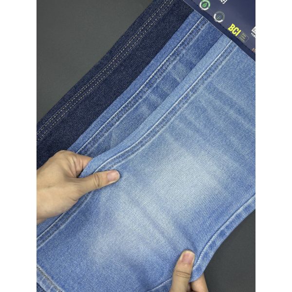 11.6oz Cotton Blend Fabric Micro Stretch Jeans Fabric Blue Grey Blended Color For Casual Jeans