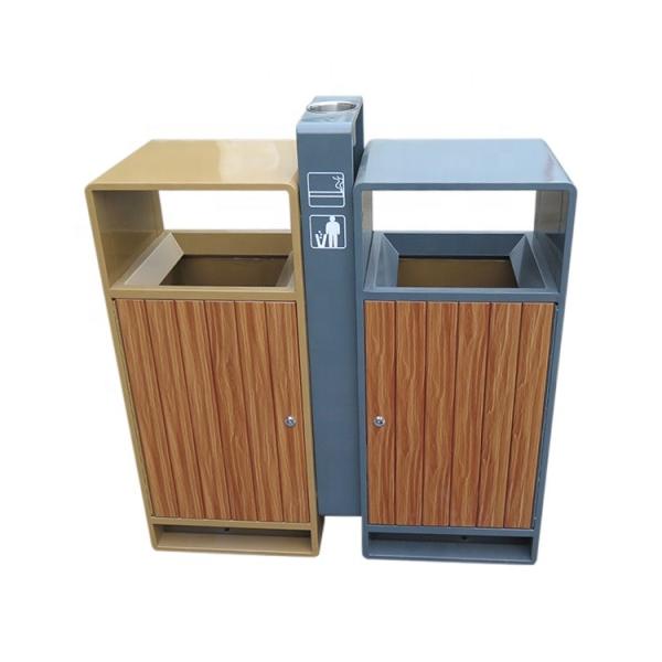 Balde do lixo de madeira exterior estando do comprimento 31.7gal de 900mm