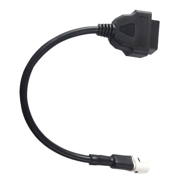 Cabos de controle da motocicleta da extensão OBD2 com Pin do conector fêmea 3
