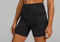 Short alto do motociclista da cintura das mulheres para o desgaste da ioga e dos esportes