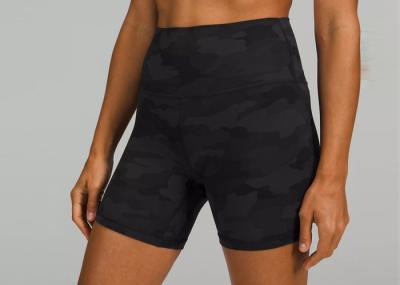 Short alto do motociclista da cintura das mulheres para o desgaste da ioga e dos esportes