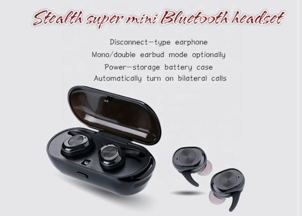 ABS True Best Noise Cancelling Earbuds / IPX7 Waterproof Bluetooth Stereo Earphone
