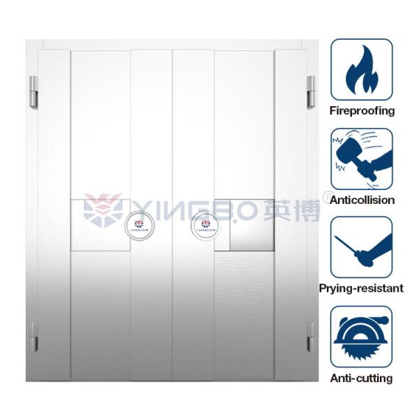 H2200*W1980mm Fireproof Vault Door Stainless Steel Security For Hotel Commercial Bank Strong Room Door