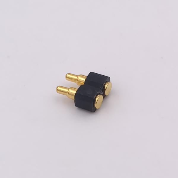 Male Smt Pogo Pins 2 Pin Magnetic Pogo Pin Header Pitch 2.54mm SMD