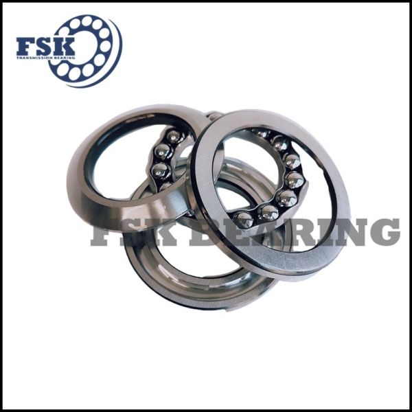 Small Size 51106 51107 51108 Thrust Ball Bearings Single Direction Brass Cage / Iron Cage