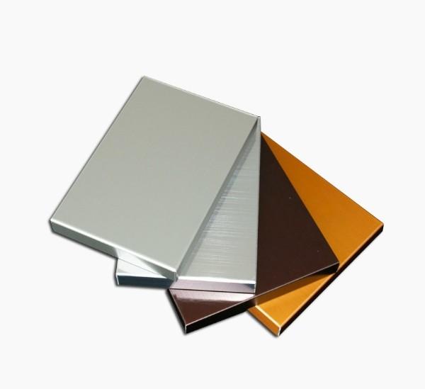 Silver 5000 Series Fluosol Aluminum Cladding Panels For Wall Facades