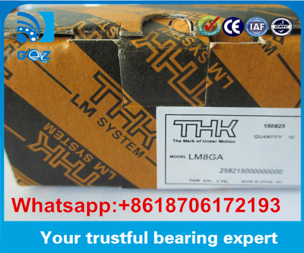 THK LM...GA Тип линейных подшипников THK LM8GA Линейный подшипник LM 8GA