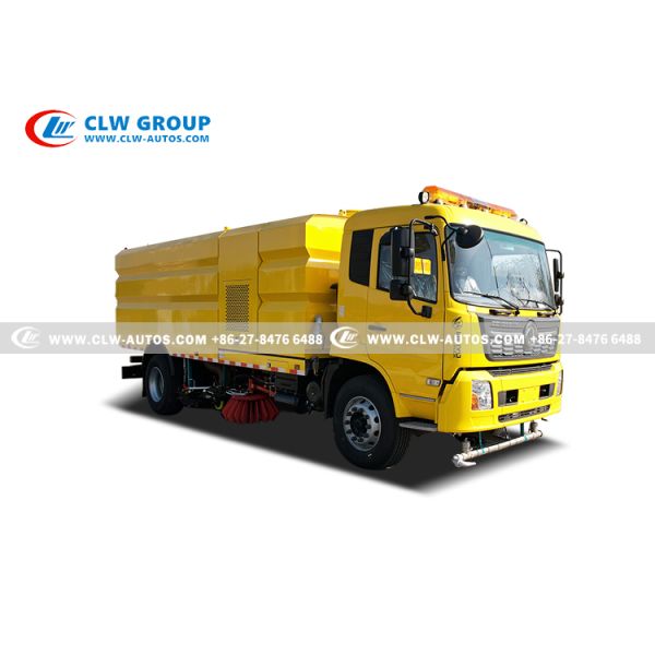 Dongfeng KR 210HP Road Sweeper Truck with 7m³ Stainless Steel Garbage Tank and 9m³ Water Tank