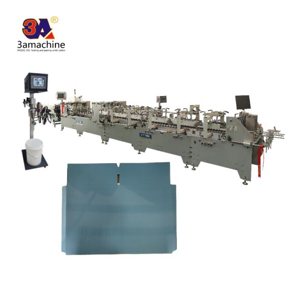 380V Voltage Textiles Folder Gluing Machine for Professional Presentation Folders