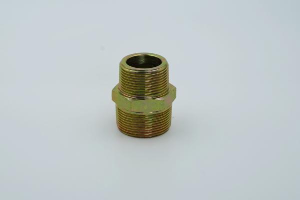 GB Standard BSPP Jic Ors Orfs Metric SAE Carbon Steel Stainless Steel Hydraulic Adapter