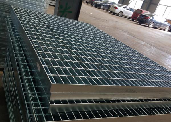 ISO9001 Tooth Profile Walkway Mesh Grating Anti Skid For Chemical Plant