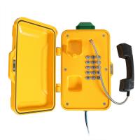 Téléphones imperméables extérieurs d'aluminium de l'alliage IP67 avec la lumière d'alarme