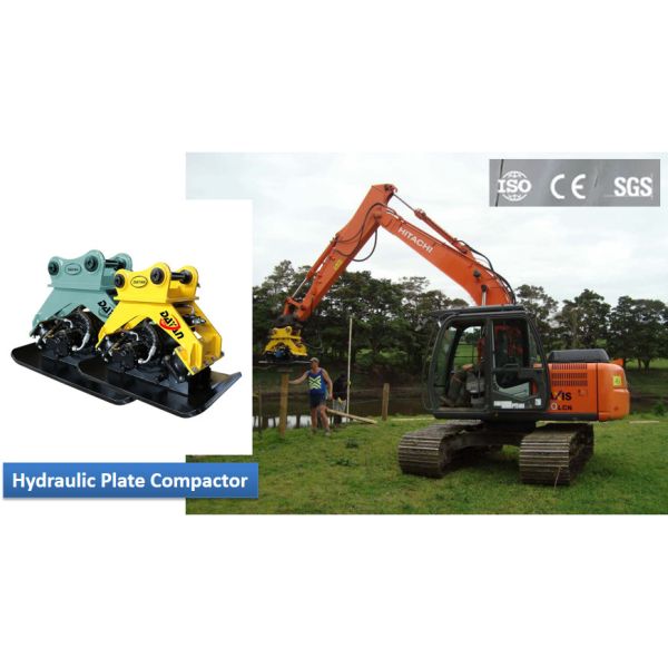 Soil Hydraulic Plate Excavator 2000RPM Hydraulic Plate Tamper