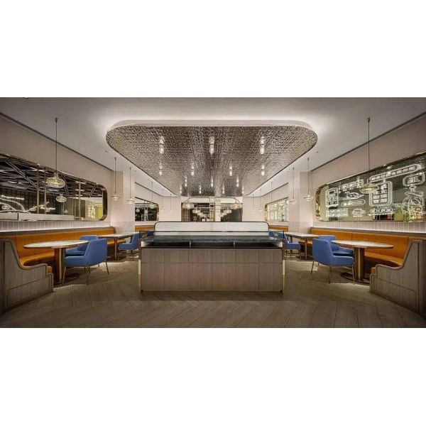 0.5mm Stainless Steel Ceiling Panel Hairline Mirror Surface SS304