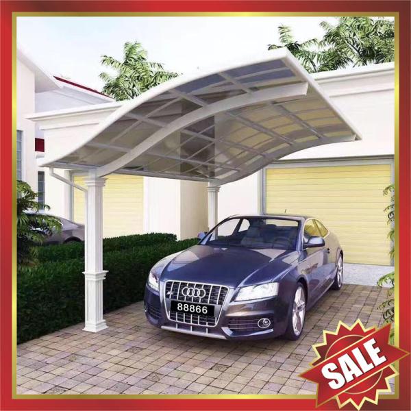 super durable alu aluminum polycarbonate carport parking car shed shelter for villa house building cottage garden park