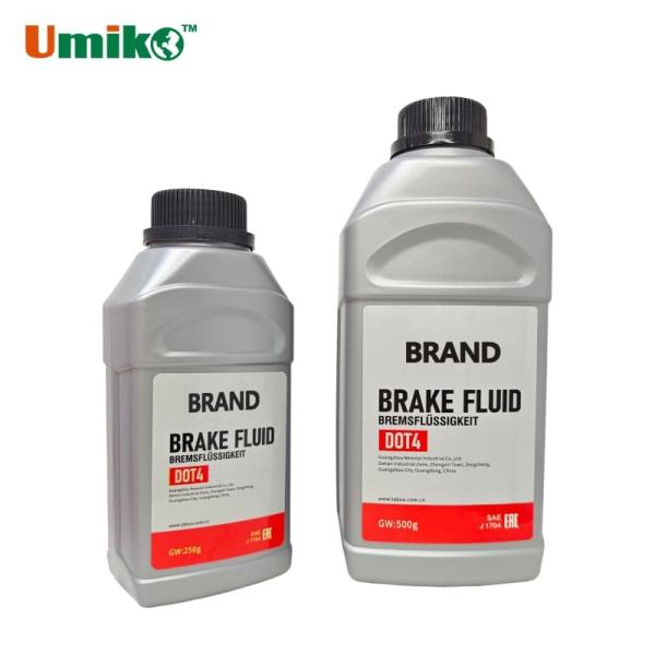 Heat Resistance Full Synthetic Brake Fluid High Boiling Point 230℃ 250ml 500ml