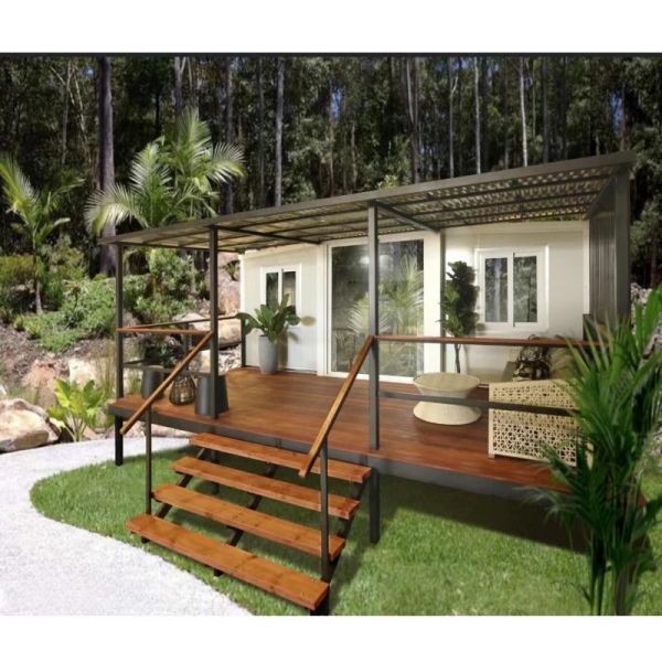 Сэндвич панель крыша и стена роскошный контейнерный дом 5800 * 6400 * 2530 мм