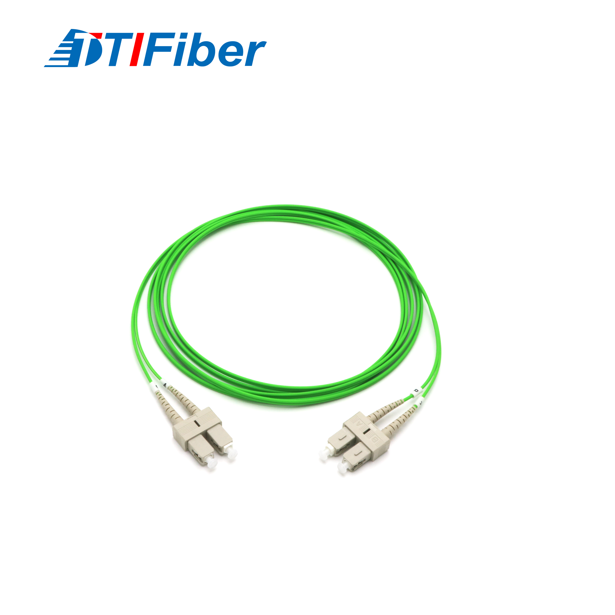 Patchcord волокна SC-SC оптическое/дуплекс отрезка провода мультимодный OM5 50/125um 2,0 гибкого провода с материалами PVC/LSZH