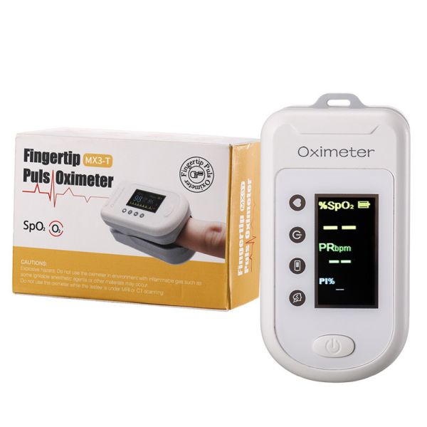 Hospital Medical Fingertip Pulse Oximeter Finger Oxygen Machine MX3-T Four Directions