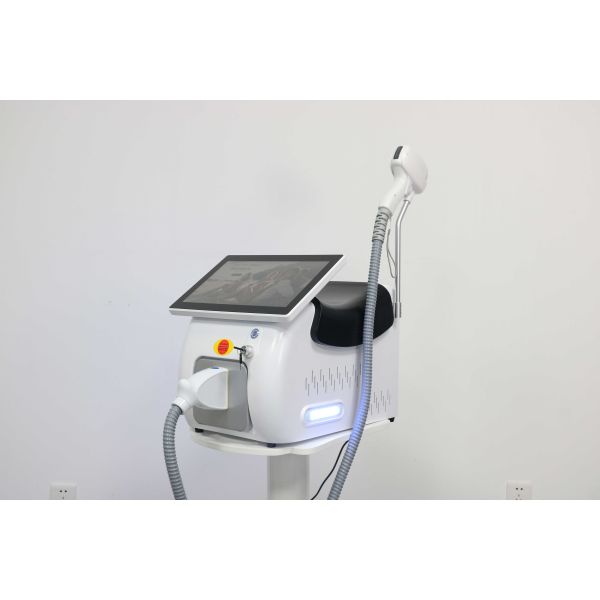 PORTABLE SOPRANEO LASER HAIR REMOVAL MACHINE WITH BIG DISPLAY