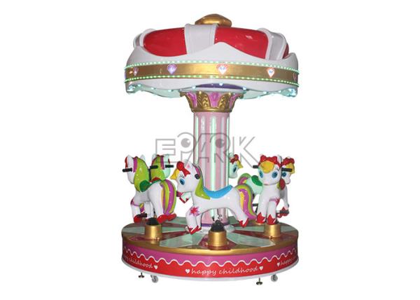 Amusement Kiddie Rides Flying Electric Rotating Carousel For Game Center Park