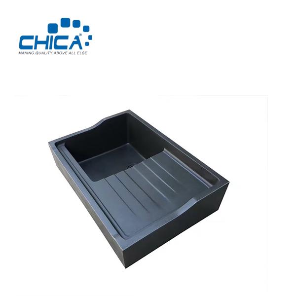 Granite Composite Kitchen Sink With Drain Board Single Bowl Topmount Granite Kitchen Sink For House