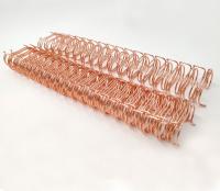 fio de emperramento dobro espiral O do laço do metal de 11.1mm para os cadernos A4
