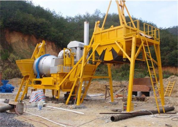 Auto Manual Switchable Mobile Asphalt Mixing Plant for Bitumen / Aggregate Material